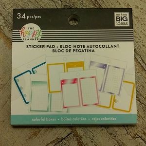 Colorful Boxes Tiny Sticker pad